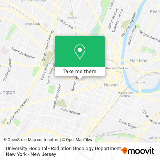 Mapa de University Hospital - Radiation Oncology Department