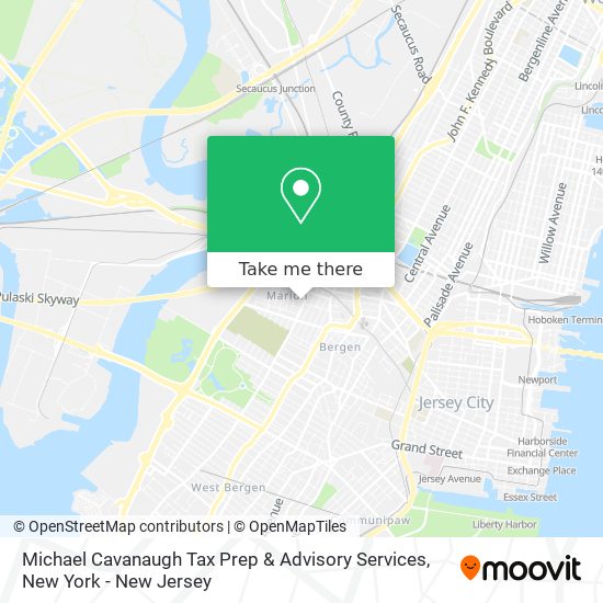 Mapa de Michael Cavanaugh Tax Prep & Advisory Services