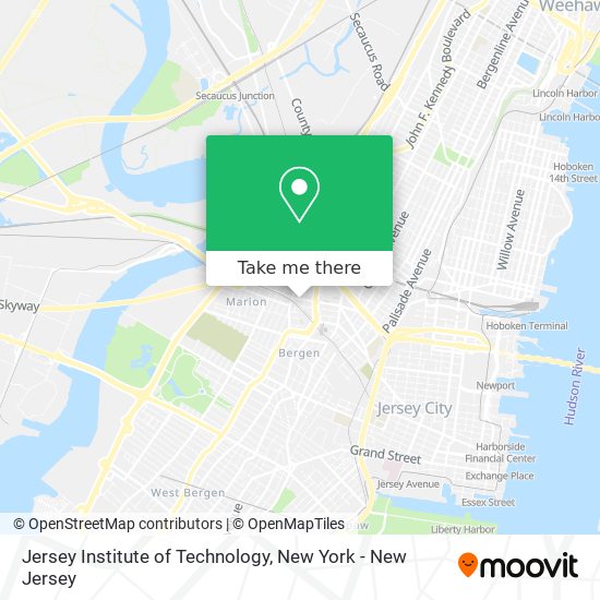 Mapa de Jersey Institute of Technology