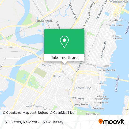 NJ Gates map