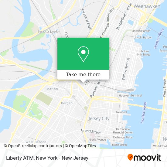 Liberty ATM map