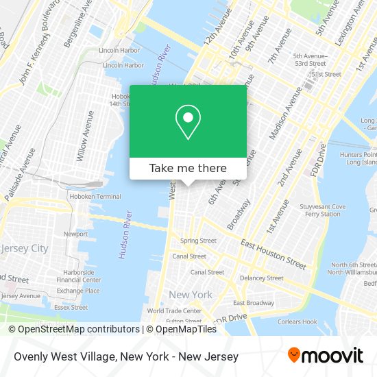 Mapa de Ovenly West Village