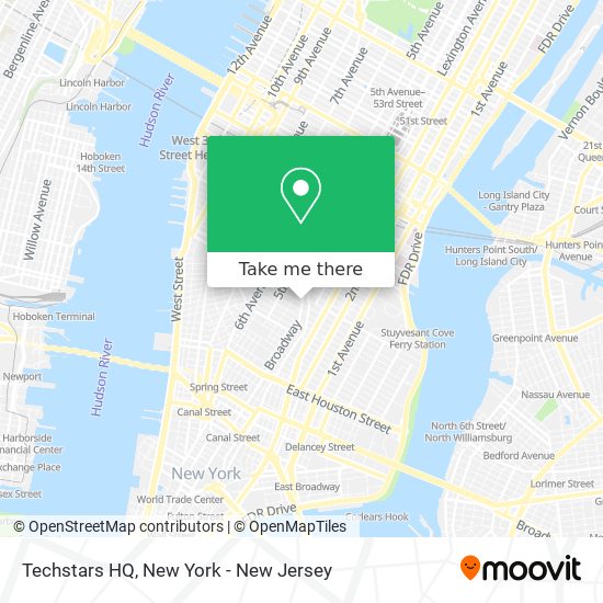 Techstars HQ map