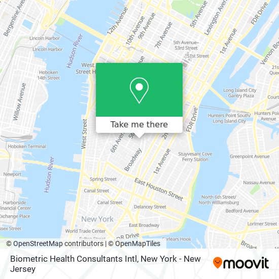 Biometric Health Consultants Intl map