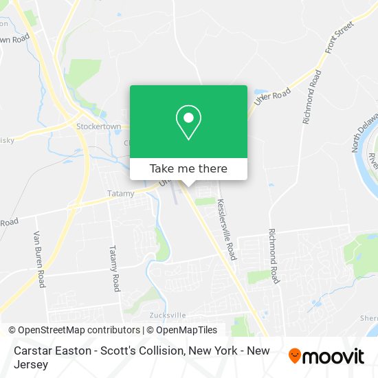 Carstar Easton - Scott's Collision map