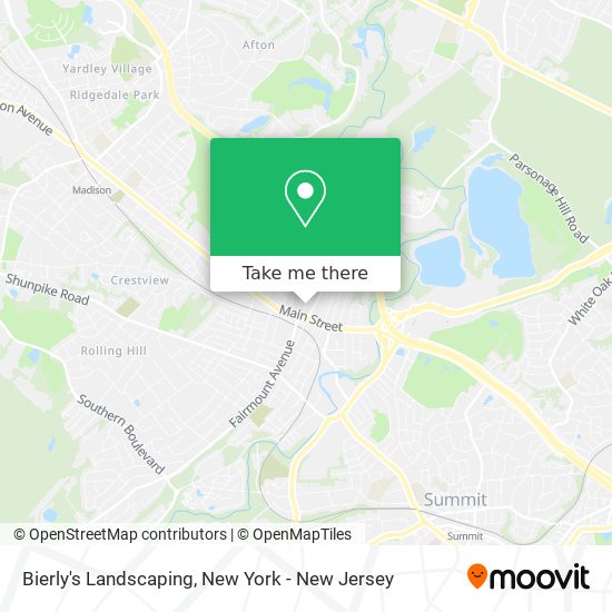 Bierly's Landscaping map