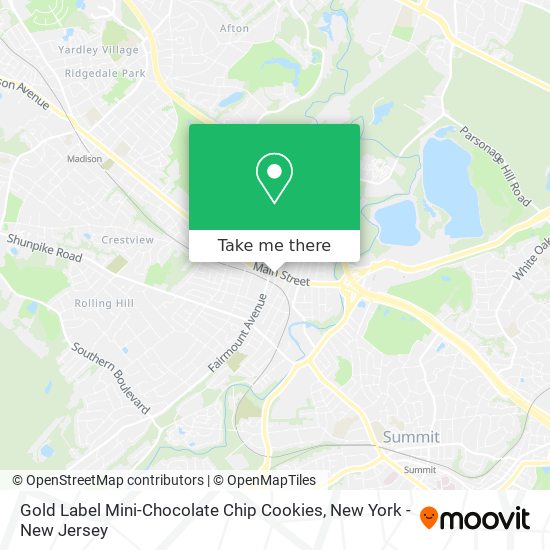 Gold Label Mini-Chocolate Chip Cookies map