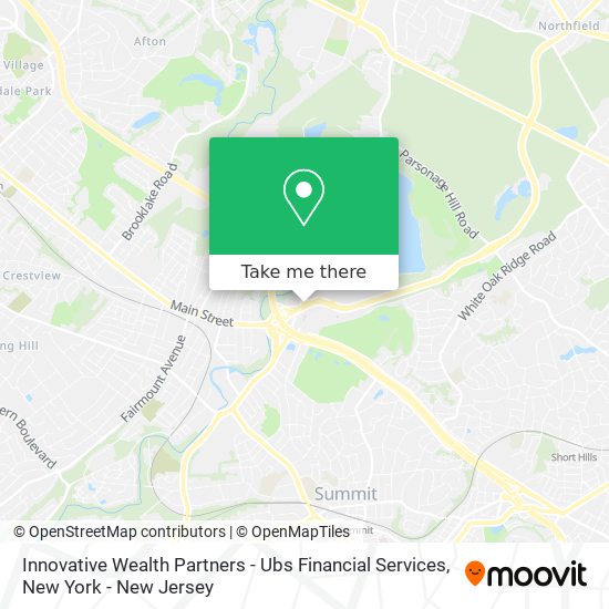 Mapa de Innovative Wealth Partners - Ubs Financial Services