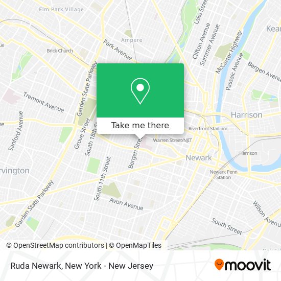 Mapa de Ruda Newark