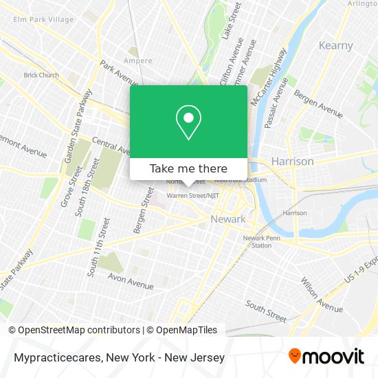 Mypracticecares map