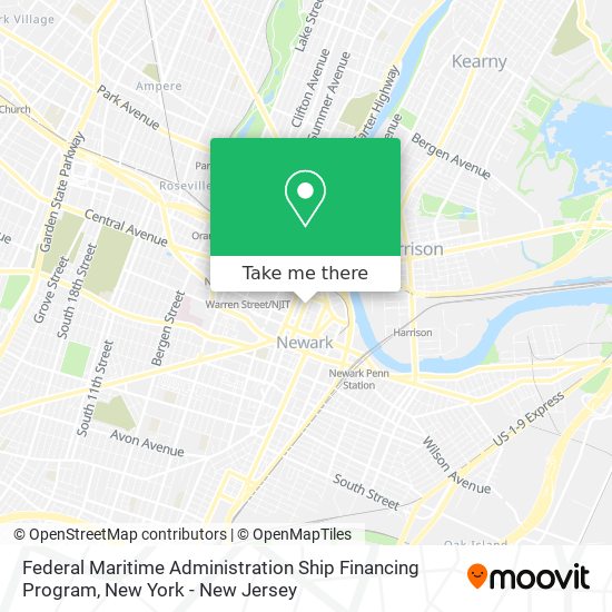 Mapa de Federal Maritime Administration Ship Financing Program