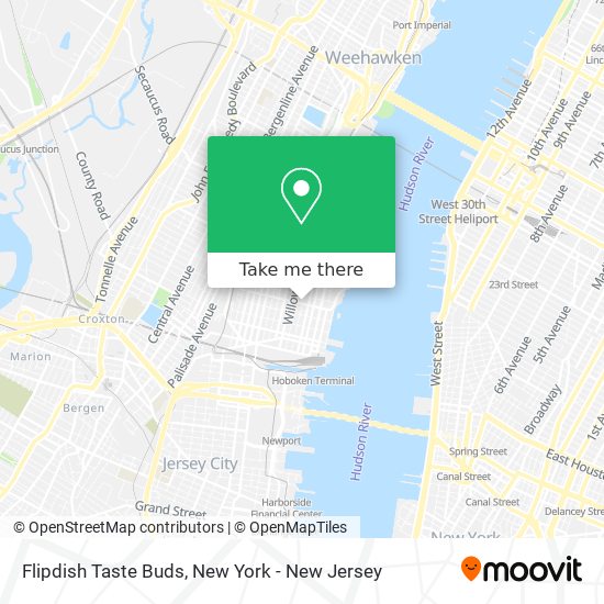 Flipdish Taste Buds map