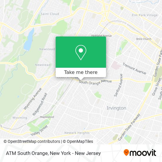 Mapa de ATM South Orange