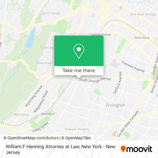 William F Henning Attorney at Law map