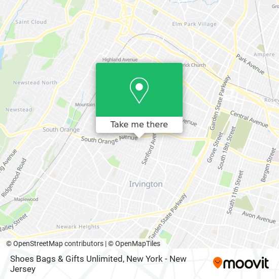 Mapa de Shoes Bags & Gifts Unlimited