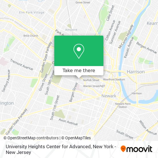 University Heights Center for Advanced map