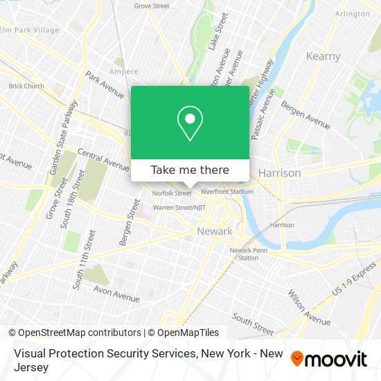 Visual Protection Security Services map