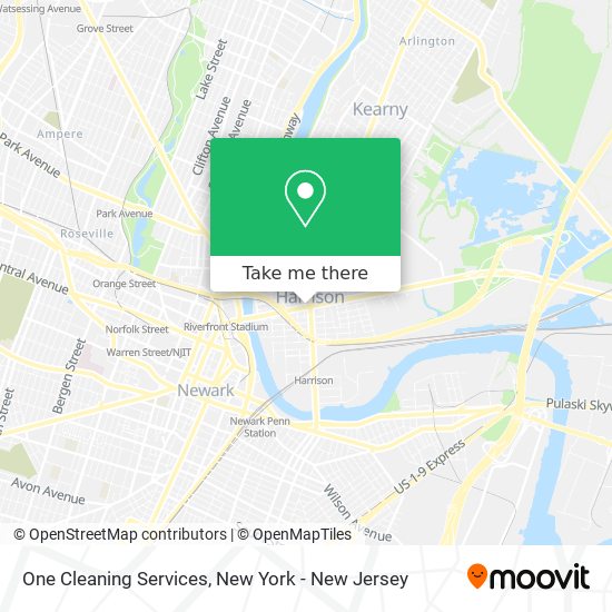 Mapa de One Cleaning Services