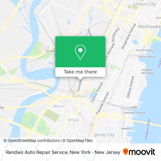 Mapa de Rendies Auto Repair Service