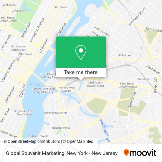 Global Souvenir Marketing map