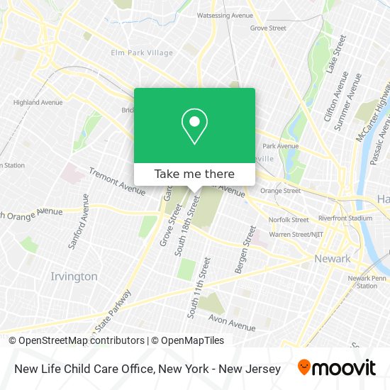 New Life Child Care Office map