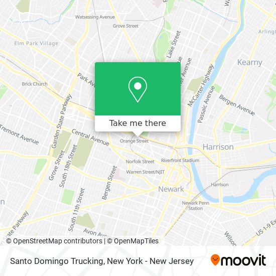 Santo Domingo Trucking map