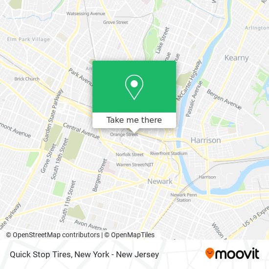 Quick Stop Tires map