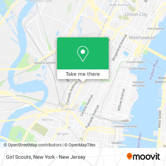 Girl Scouts map