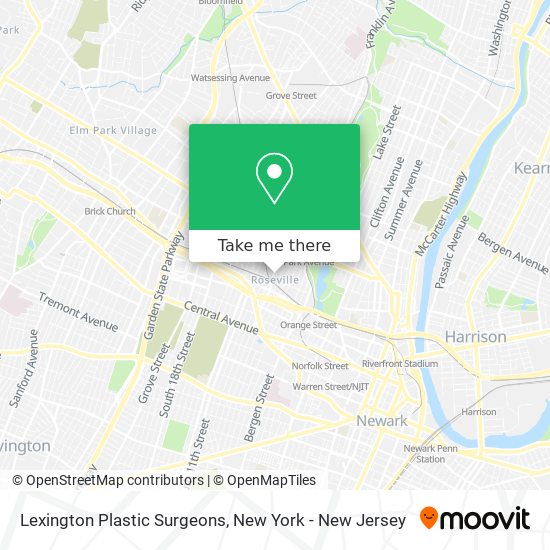 Mapa de Lexington Plastic Surgeons