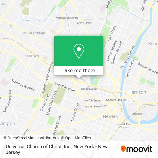 Universal Church of Christ, Inc. map