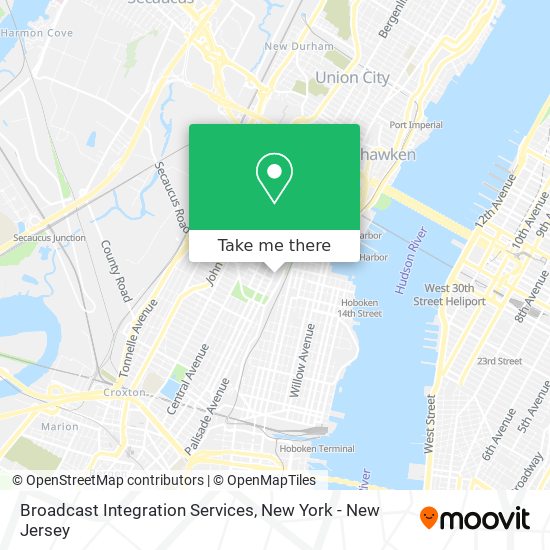 Broadcast Integration Services map