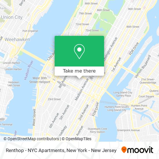 Mapa de Renthop - NYC Apartments