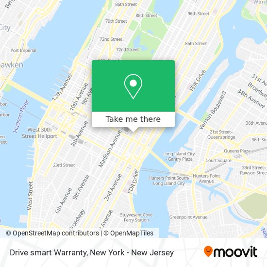Mapa de Drive smart Warranty