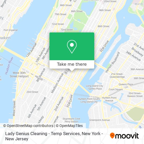 Lady Genius Cleaning - Temp Services map