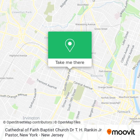 Mapa de Cathedral of Faith Baptist Church Dr T. H. Rankin Jr Pastor