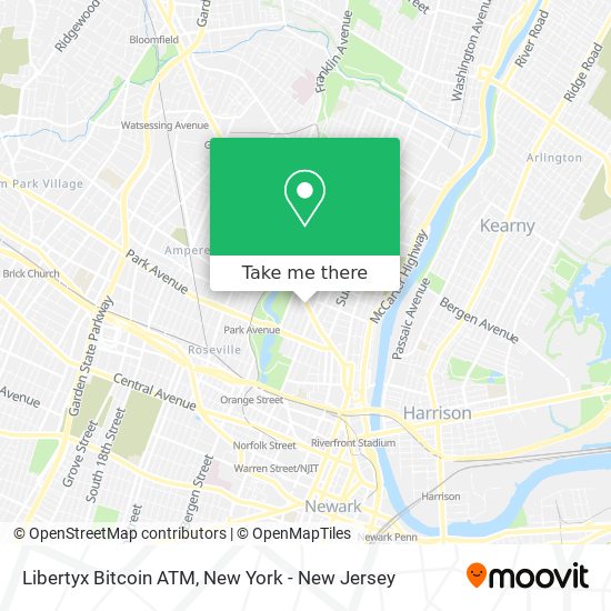 Libertyx Bitcoin ATM map