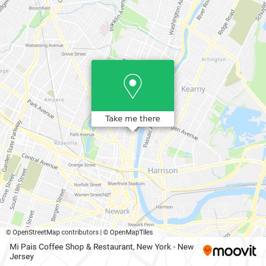 Mi Pais Coffee Shop & Restaurant map