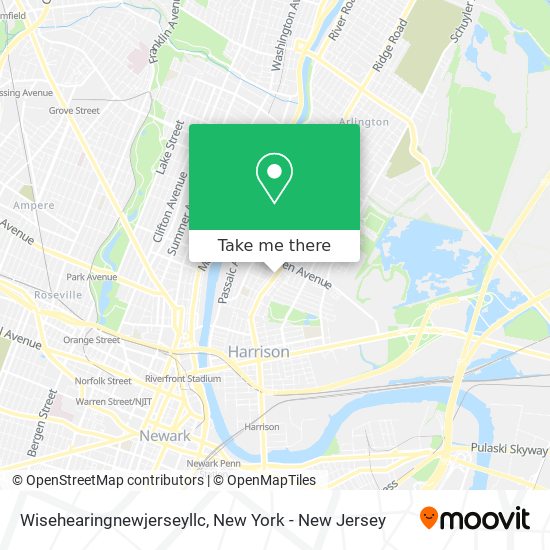 Wisehearingnewjerseyllc map