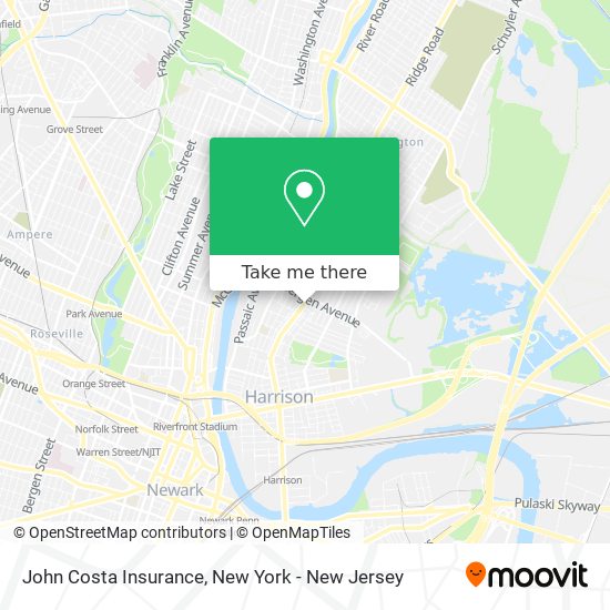 John Costa Insurance map