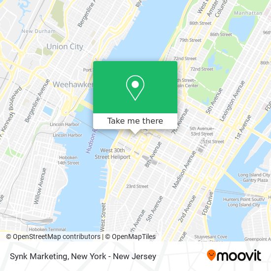 Synk Marketing map