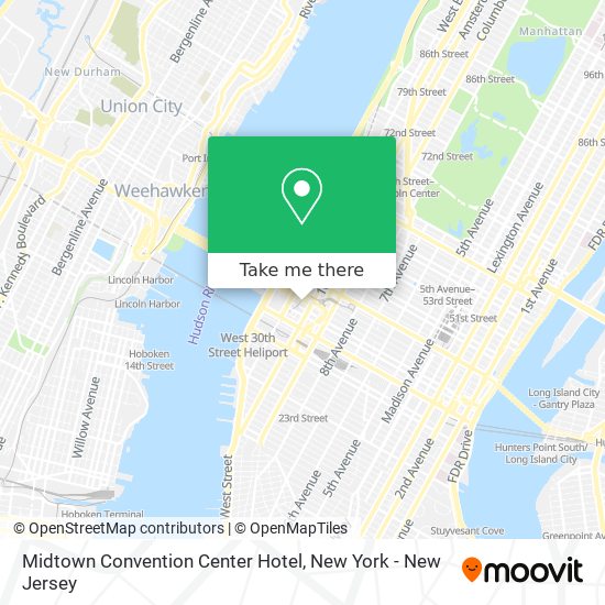 Midtown Convention Center Hotel map