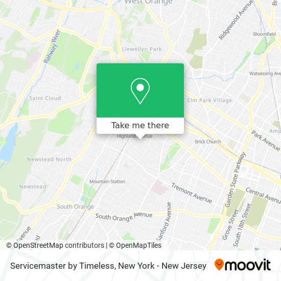 Mapa de Servicemaster by Timeless