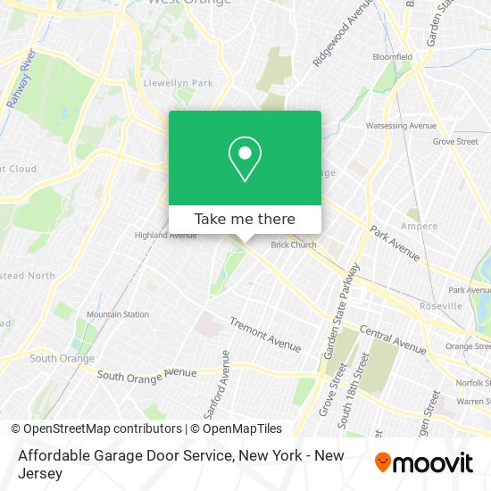 Affordable Garage Door Service map