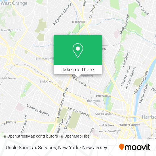 Mapa de Uncle Sam Tax Services