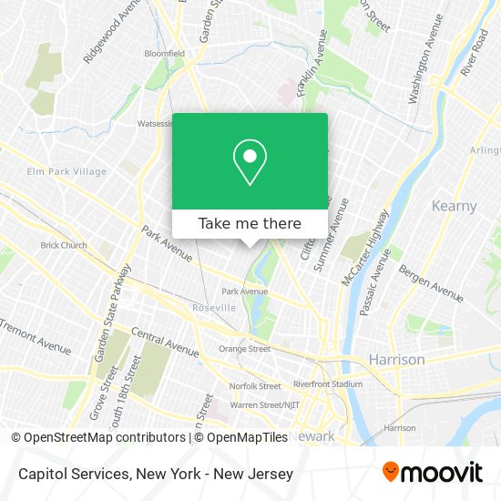 Capitol Services map