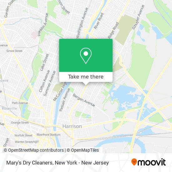 Mary's Dry Cleaners map