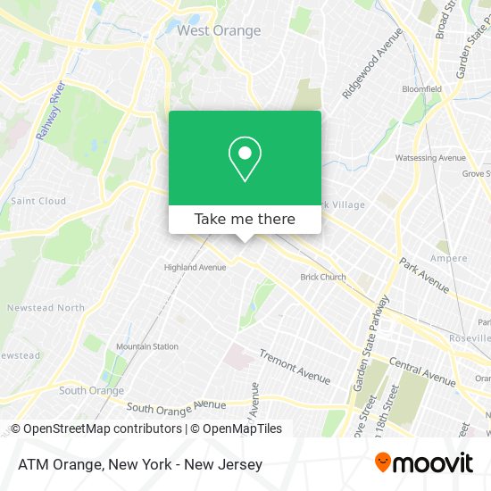 Mapa de ATM Orange