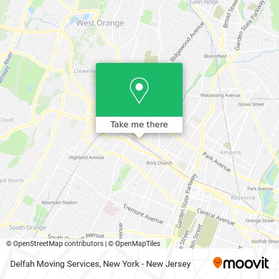 Delfah Moving Services map