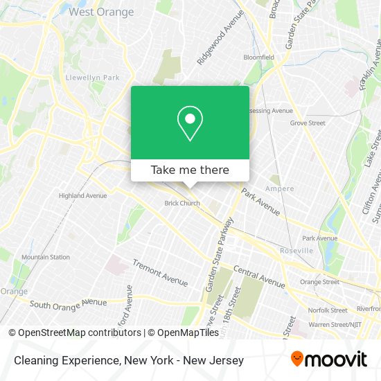 Cleaning Experience map