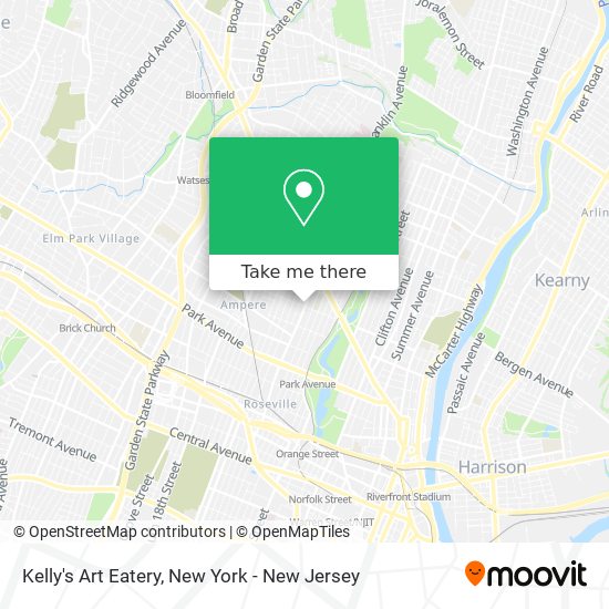 Kelly's Art Eatery map